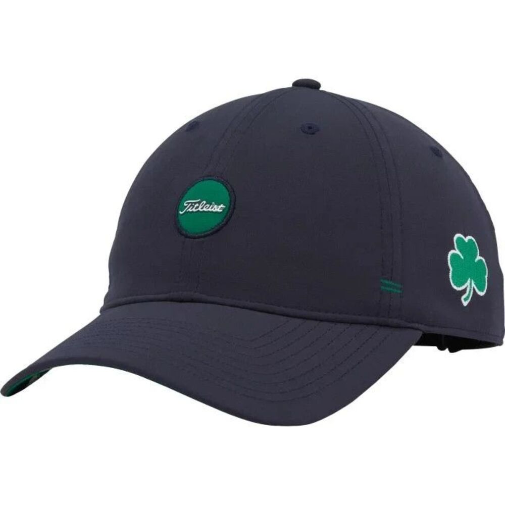 NWT Titleist Montauk Breezer Shamrock Golf Hat Navy Green Clover Irish LIMITED E